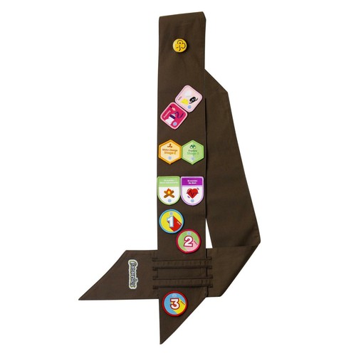 Brownie badge sash - sash, guiding
