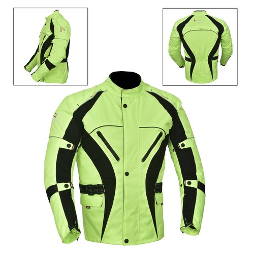 Green men motorcycle - green(hivis),