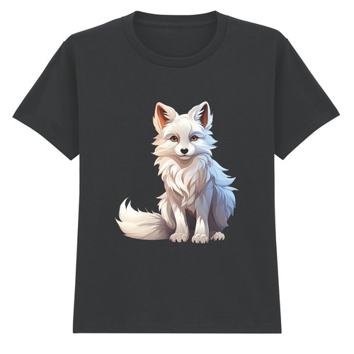 White arctic fox boys girls - white,