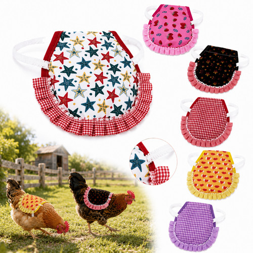 Pack chicken hens saddles - 6,