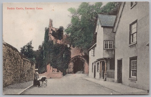 Ruthin castle denbighshire the - ruthin,
