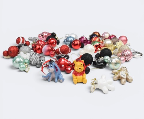 Disney christmas tree baubles - disney,