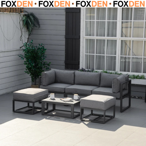 Piece outdoor sectional sofa - 6,