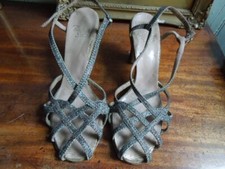 Vintage Leather Strappy Sequin