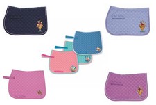 SHIRES EQUESTRIAN BUDDIES SADDLECLOTH CHILDRENS EMBROIDERED HORSE RIDING PAD