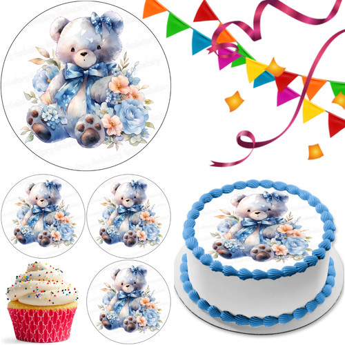 Teddy bear cake topper - bear,