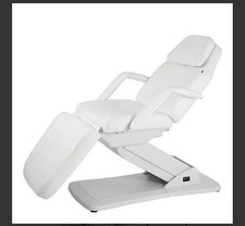 Professional 3 Section Electric treatment Beauty Couch Bed Variable Height White