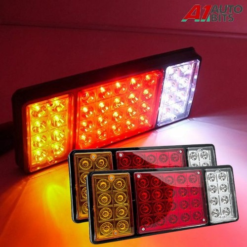 12v led rear tail lights - 2x,