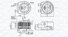 Engine Oil Cooler Fits CITROEN