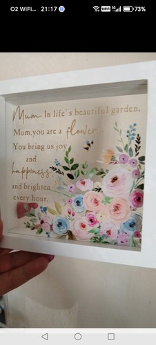 Framed mum quote - quote, square