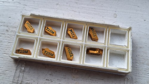 Seco carbide parting inserts - 8,