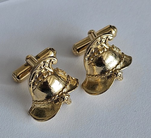 Vintage goldtone firemans - vintage,