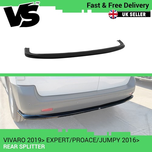 Gloss black rear - gloss, splitter