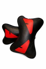 X2 Red Fendi Leather Car Neck