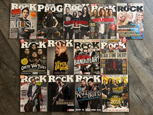 Classic rock magazine - magazine, lot