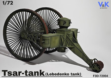 Tsar tank WW1 Russian Prototype Tank Scale Model Kit 1/72
