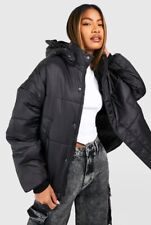 Boohoo Oversized Hooded Puffer