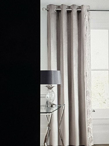 Next silver velvet sequin edge - silver,