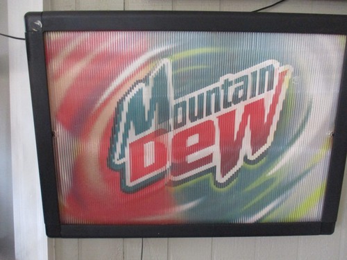 Lighted mountain dew diet - mountain, mt