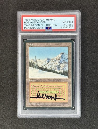 Rob alexander auto mtg taiga - *rob,