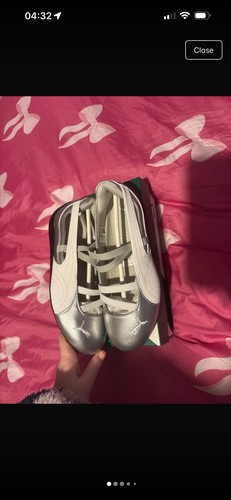 Silver metallic puma speedcat - silver,