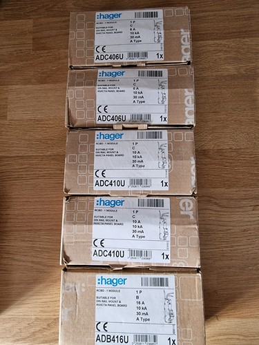 Hager rcbos 6amp 2x - rcbos:, 10amp