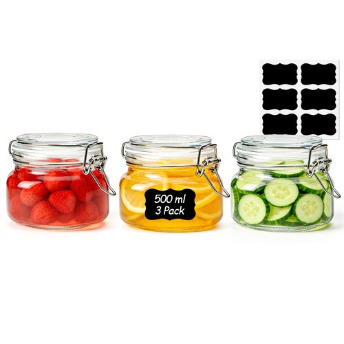 Comsaf pack 500ml glass jars - 3,