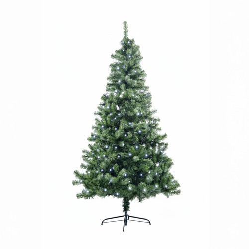 Pre lit christmas tree green - pre-lit,