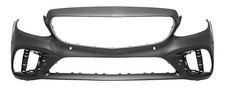 Mercedes C Class 18-22 Front Bumper Primed With Park Assist AMG/AMG Line (36610)