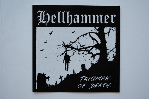 Hellhammer sticker vinyl - sticker, decal