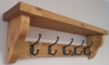 Coat Rack With Shelf Handmade