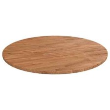 Solid Wood Oak Round Table Top Untreated Table Top Multi Colours/Sizes vidaXL