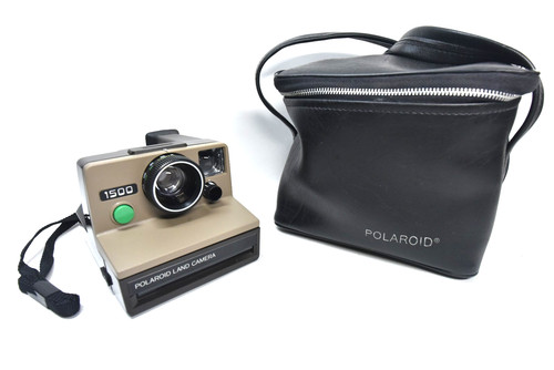 Vintage polaroid land camera - land,