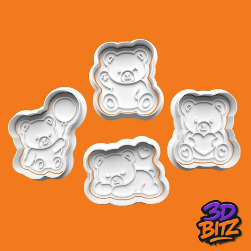 Teddy bear cookie - teddy,
