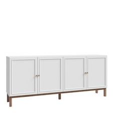 Light Grey & Oak 4 Door