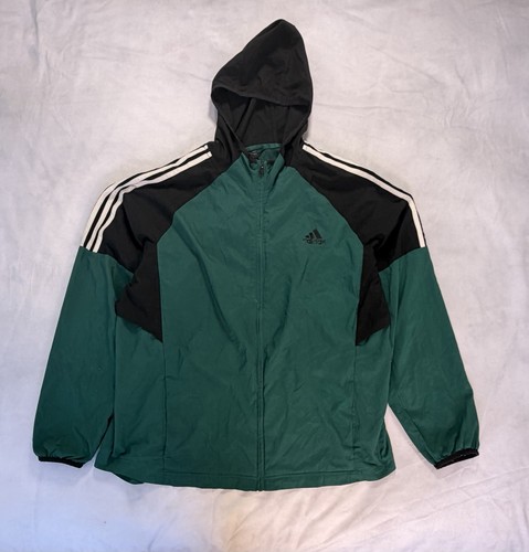 Adidas green black hooded - adidas,