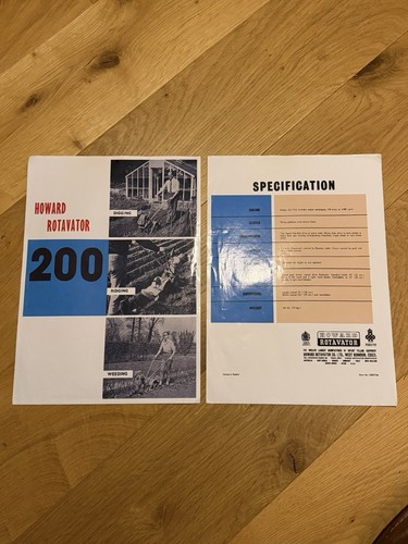 Howard rotavator 200 - rotavator, sales