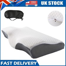 Memory Foam Ergonomic Pillow for Side, Back & Stomach Sleepers