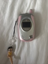 VK530 Pink Small Retro Flip Mobile Phone