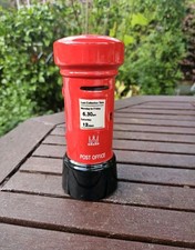 ROYAL MAIL STYLE CERAMIC RED POST BOX / PILLAR BOX MONEY BOX