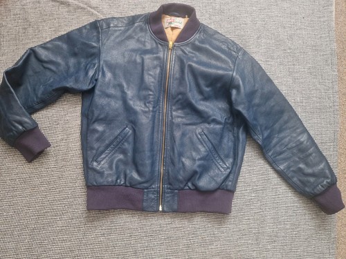 Levi blue leather jacket - levi's,