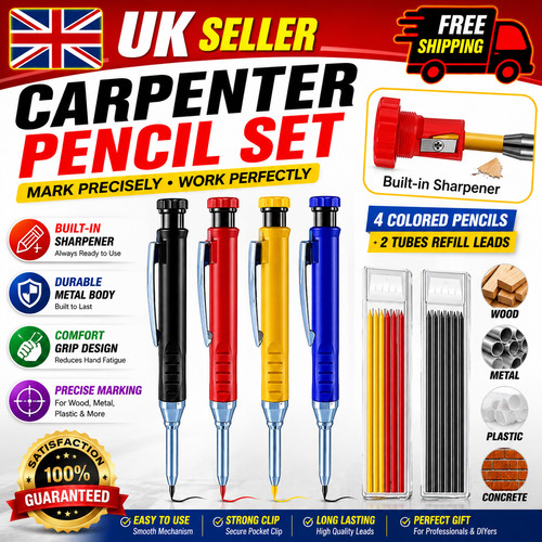 2026 carpenter pencil set - carpenter, deep
