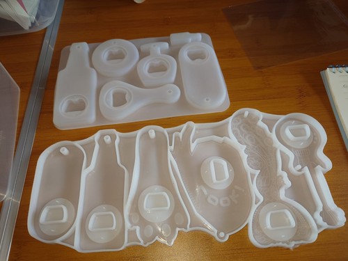 Resin silicone moulds bottles - resin,