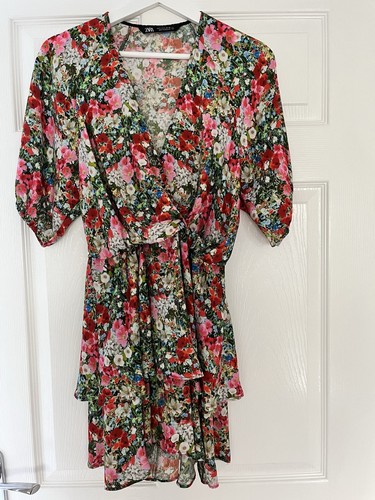Zara silk ruched dress - ruched,