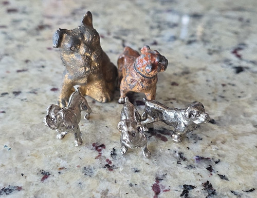 Antique silver bronze - &,