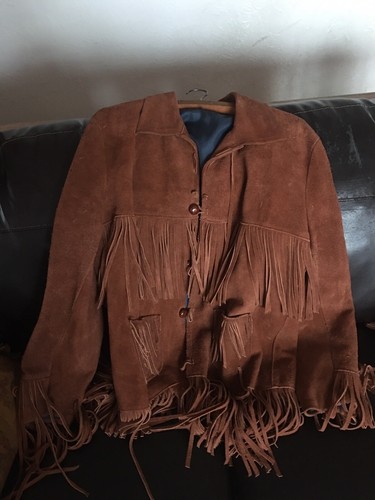 Native american brown suede - native,