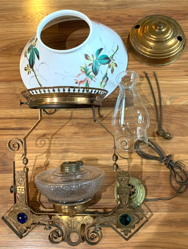Victorian milk glass library - milk,
