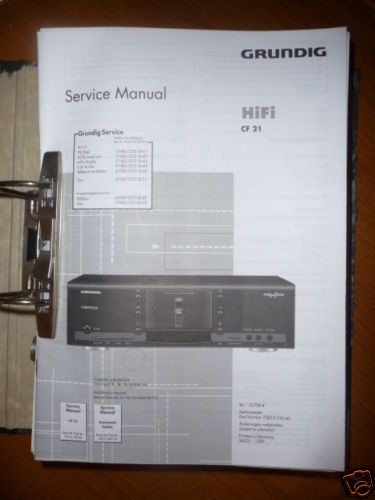 Service manual grundig fine - service,