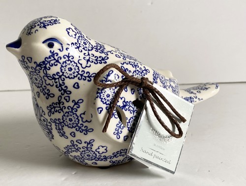 Ceramic bird pomander - ceramic,