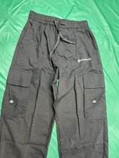 Montane Inspired Fashion Cargo Style Trousers Medium Men's Black Stretch New